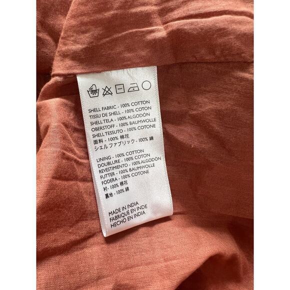 Cleobella Sara Floral Belted Midi Dress Terracotta Lined Womens Size XL - Picture 6 of 8